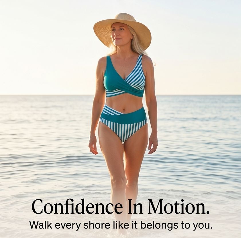 Marivelle – Women's Wrap-Front High-Waisted Bikini