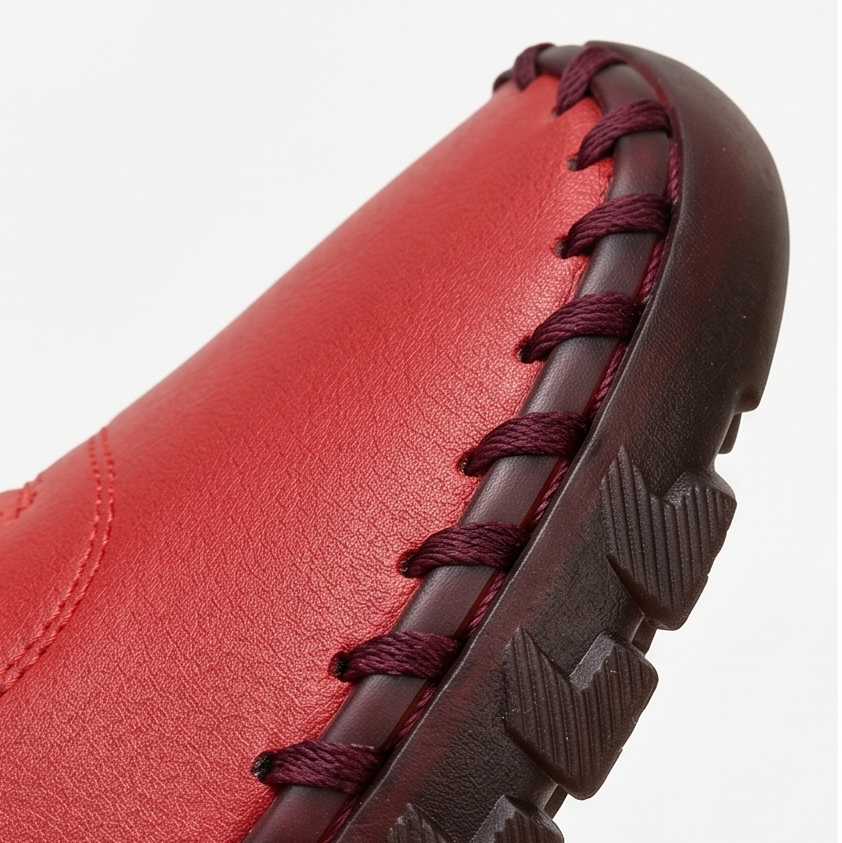 Marlowe – Hand-Stitched PU Loafers for All-Day Comfort