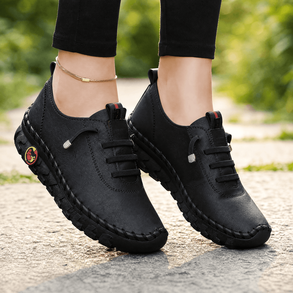 Marlowe – Hand-Stitched PU Loafers for All-Day Comfort