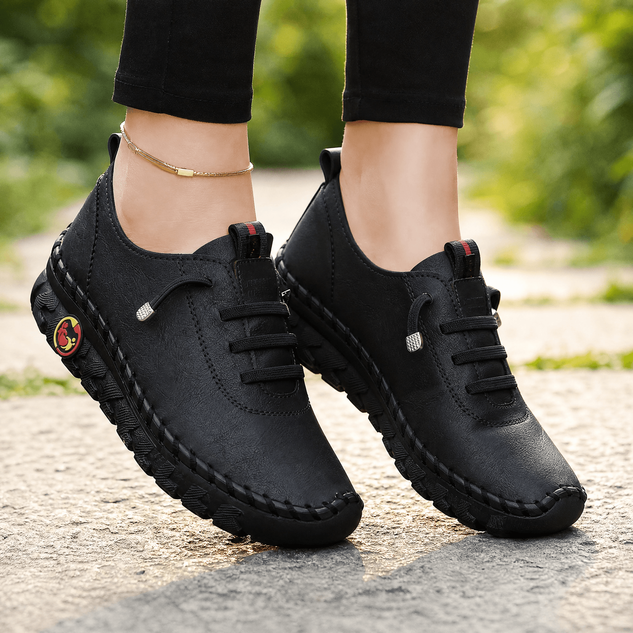 Marlowe – Hand-Stitched PU Loafers for All-Day Comfort