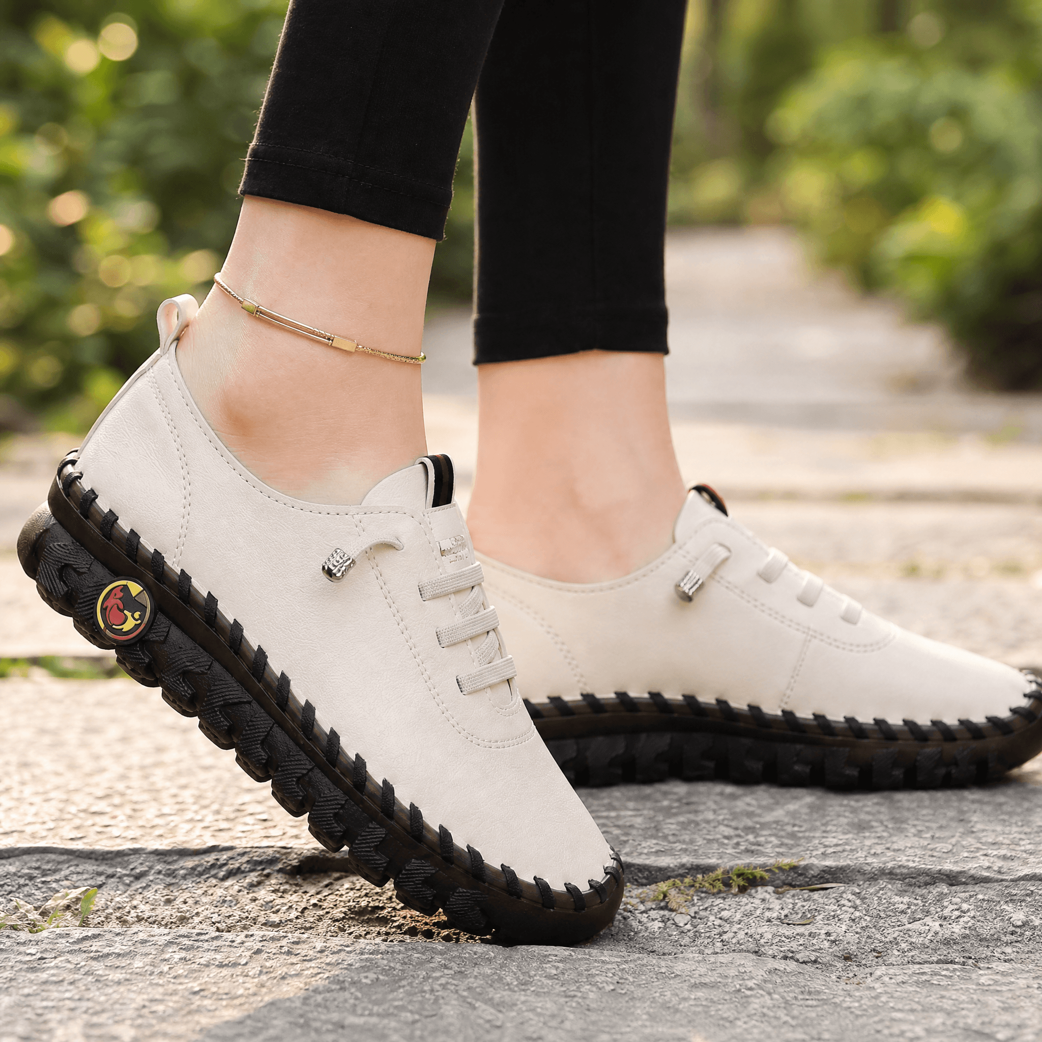 Marlowe – Hand-Stitched PU Loafers for All-Day Comfort