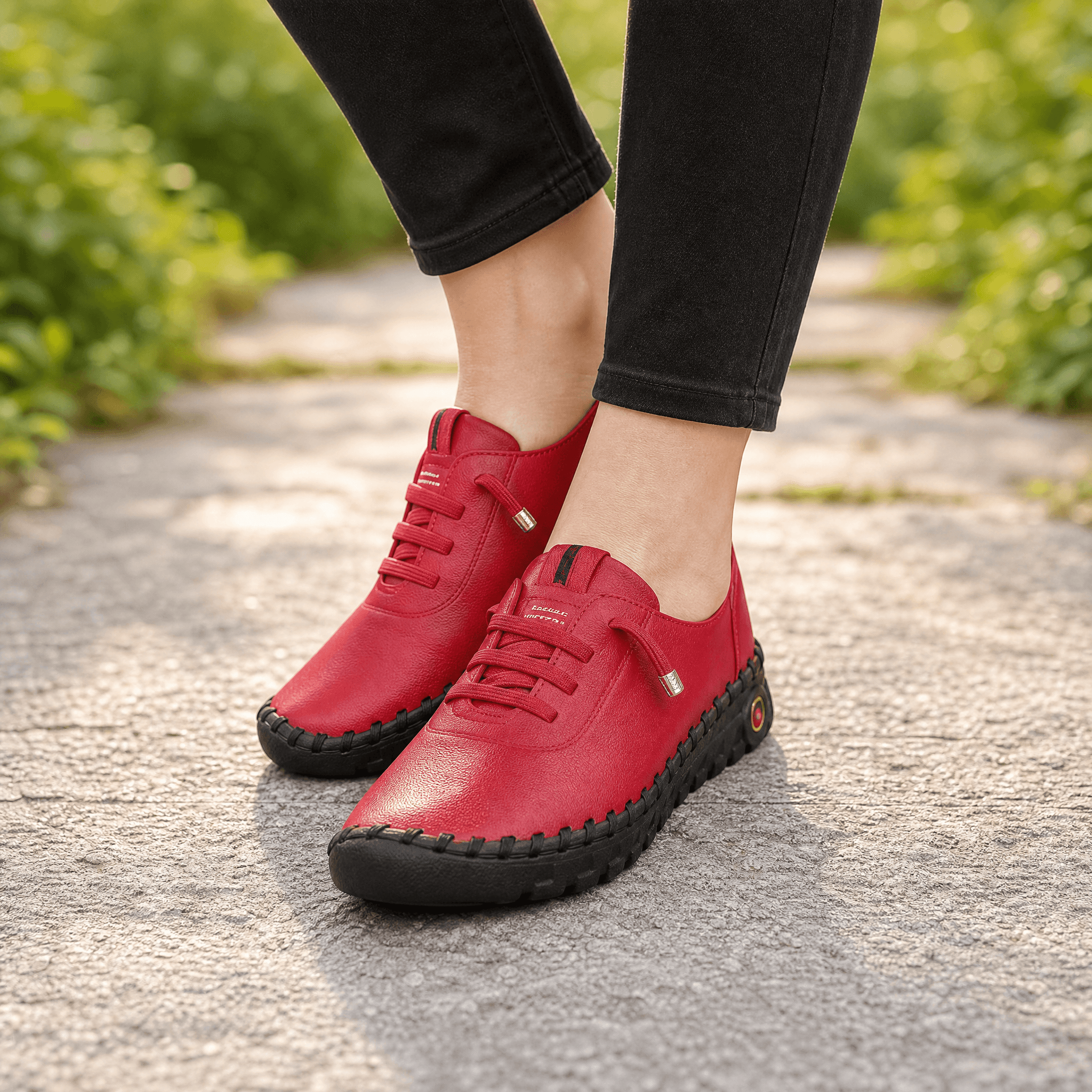 Marlowe – Hand-Stitched PU Loafers for All-Day Comfort