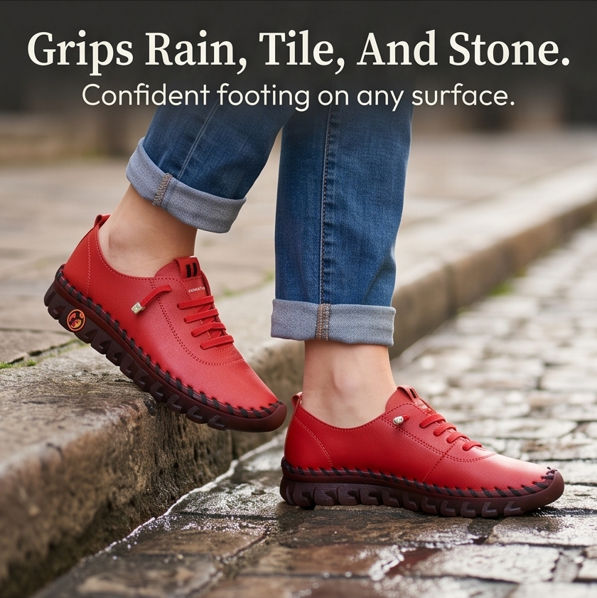 Marlowe – Hand-Stitched PU Loafers for All-Day Comfort