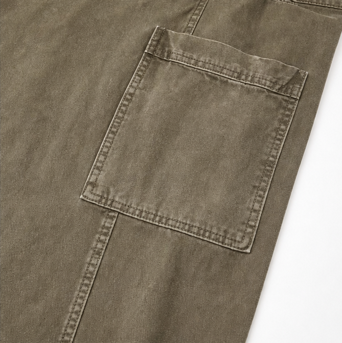 Mayfield – Relaxed Cargo Capris with Deep Utility Pockets, Mid-Calf Length, Mocha
