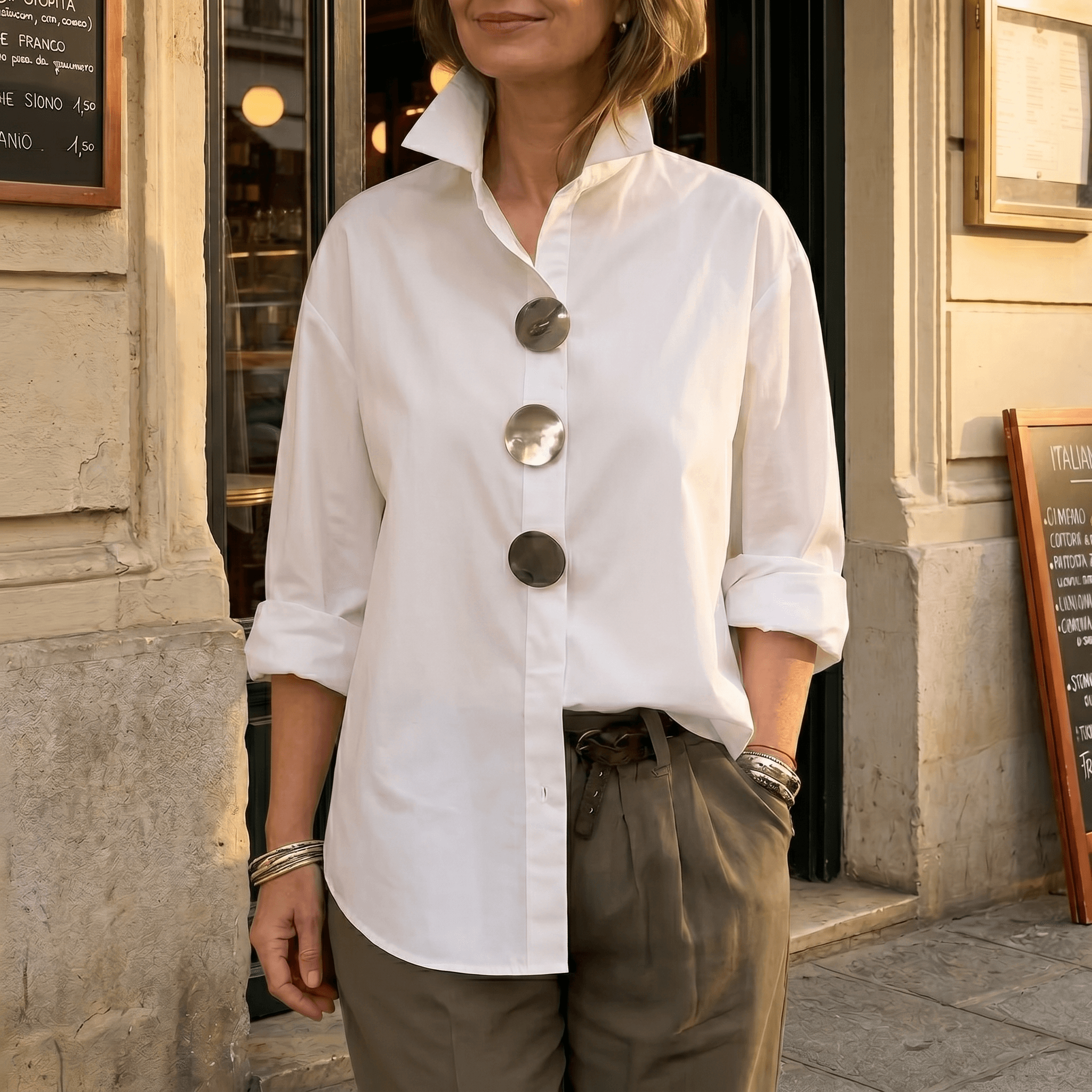 Milenza – Italian Style Statement Blouse