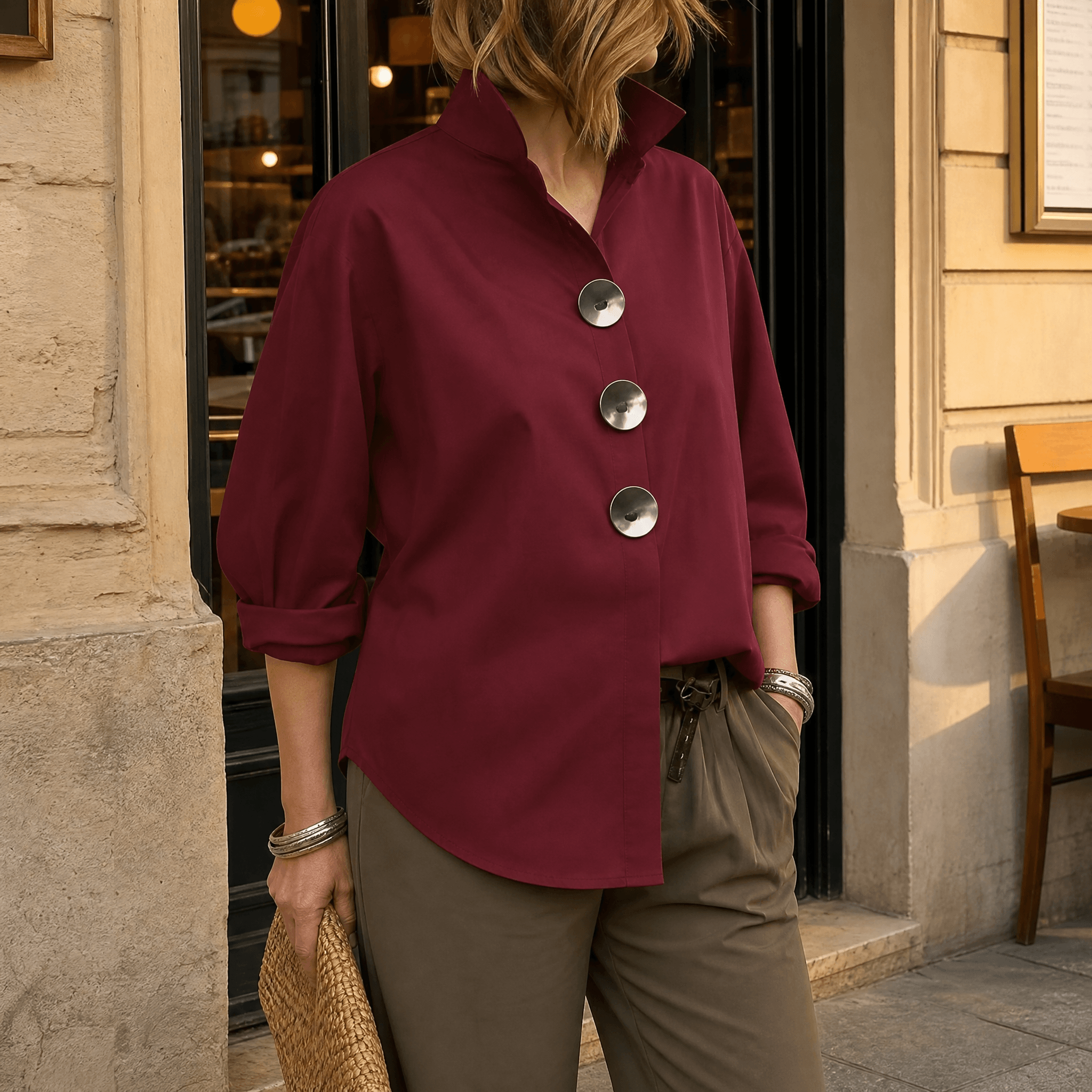 Milenza – Italian Style Statement Blouse
