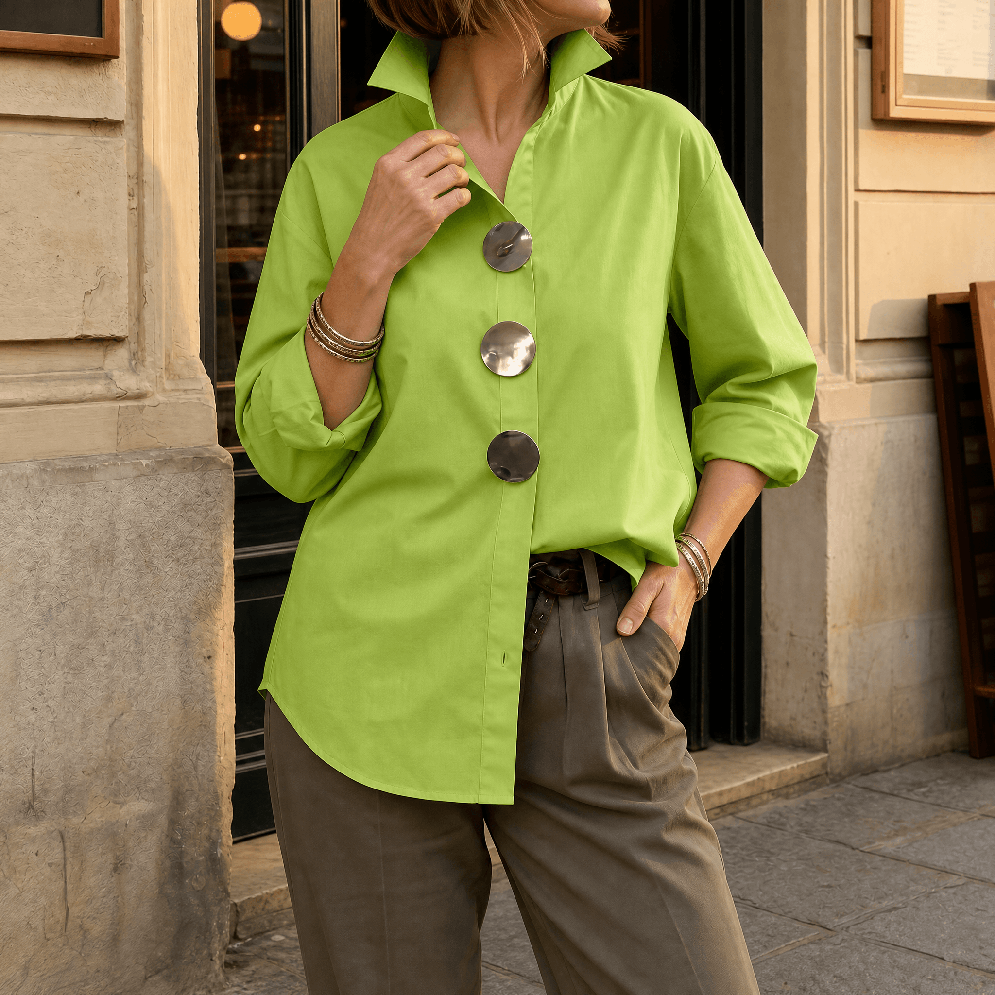 Milenza – Italian Style Statement Blouse