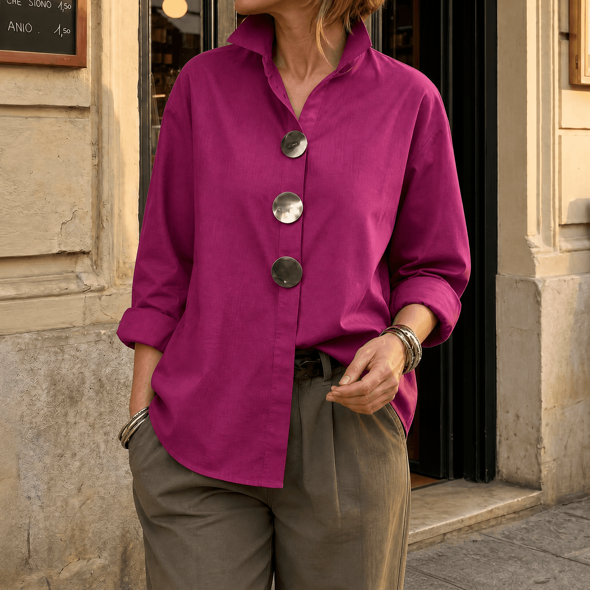 Milenza – Italian Style Statement Blouse