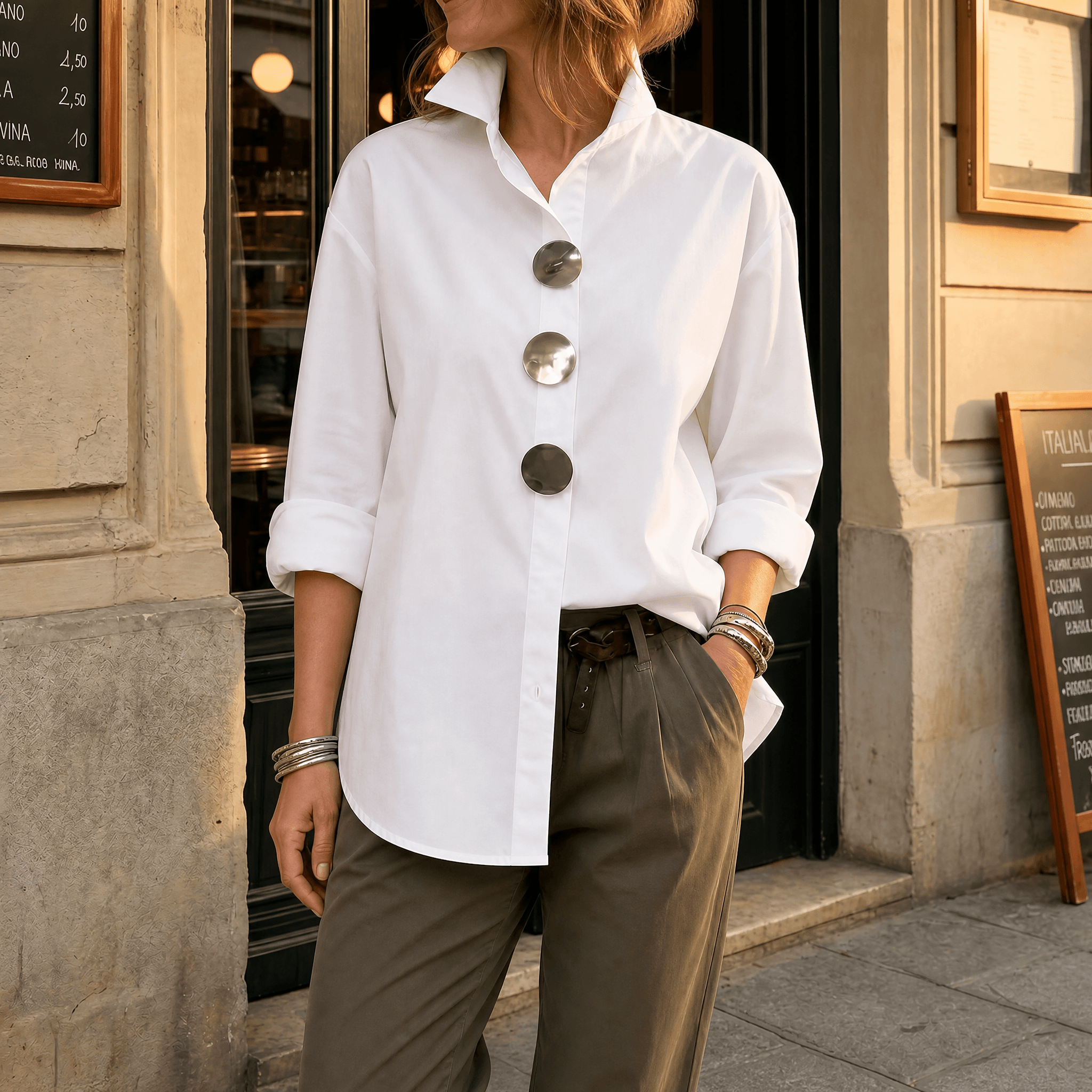 Milenza – Italian Style Statement Blouse