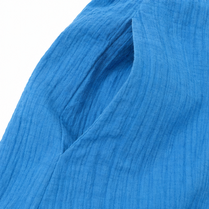 Mira Coast – Soft Maxi Dress with Oversized V-Neck and Pockets