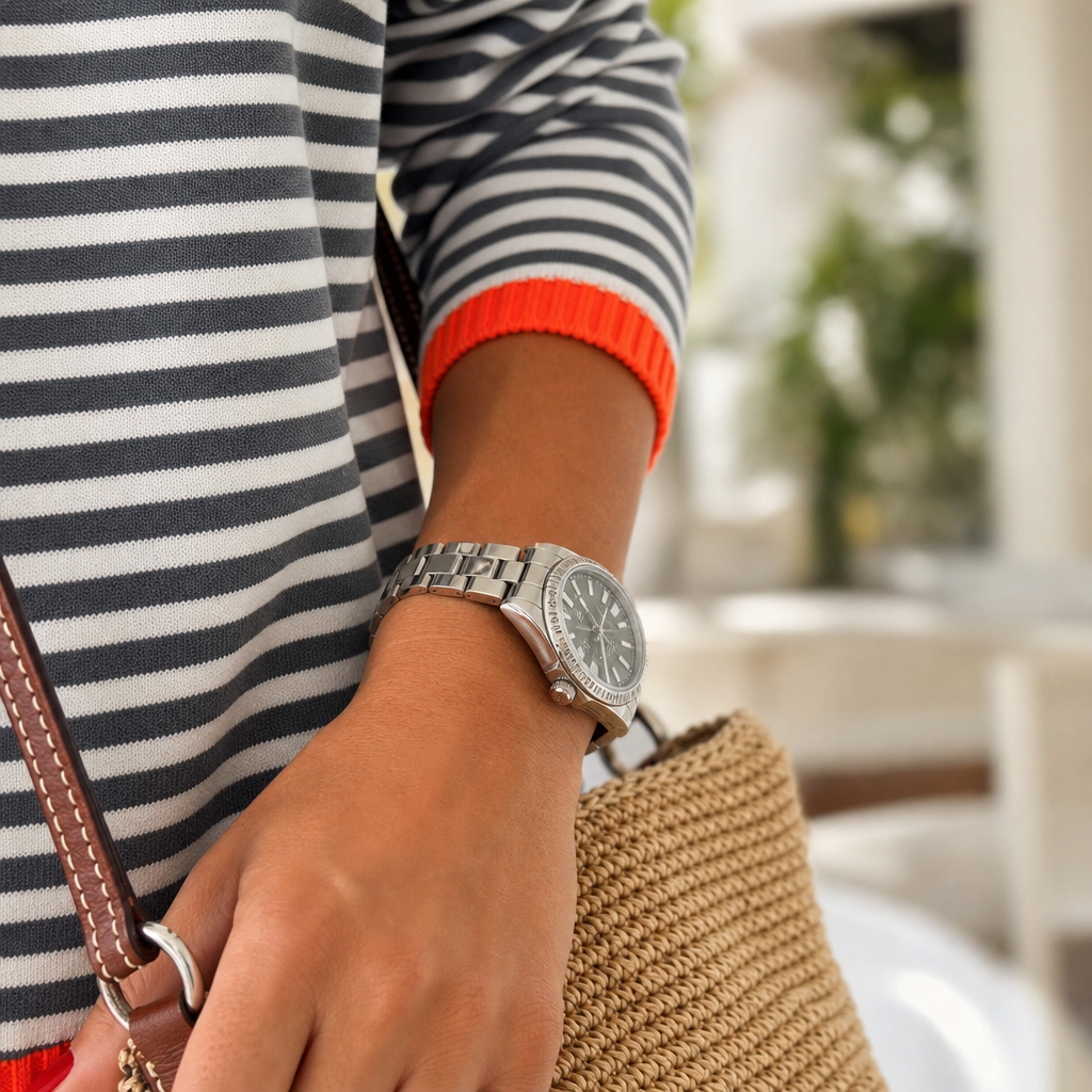Tivana™ – Soft Touch Striped Long Sleeve