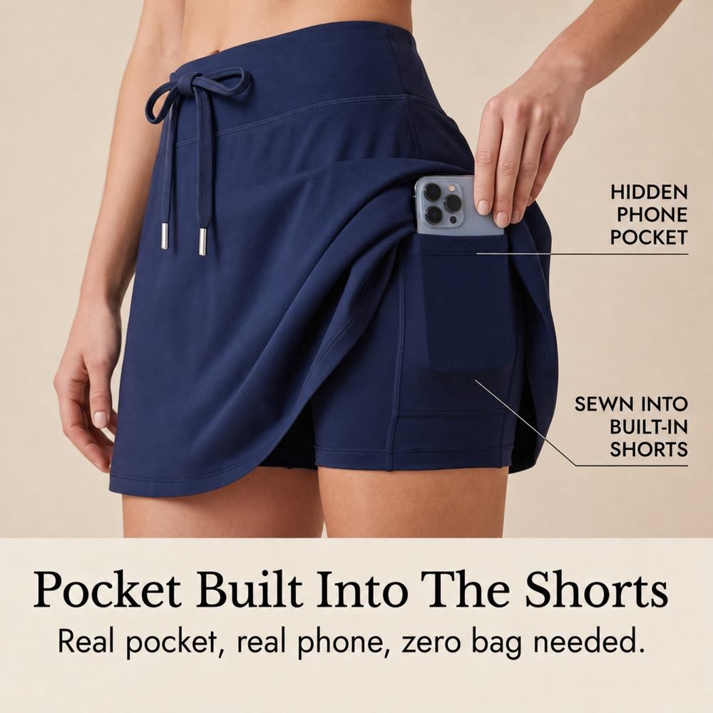 Sunday Edit – Women's Matching Set with Built-In Shorts