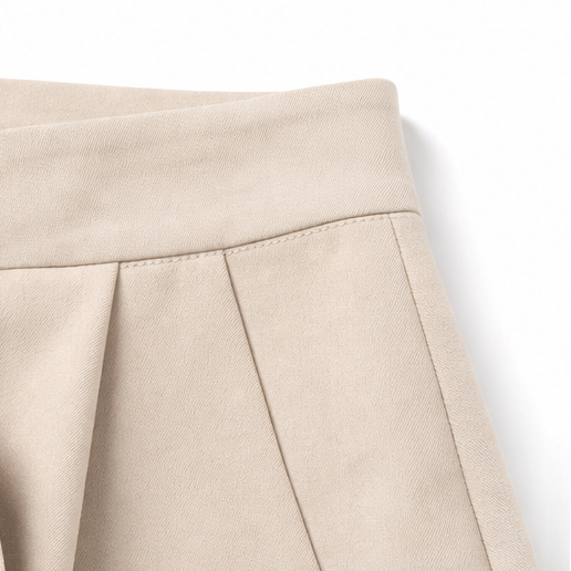 Velora – Wrap-Front Wide-Leg Culottes for Women, Knee Length, Tie Waist