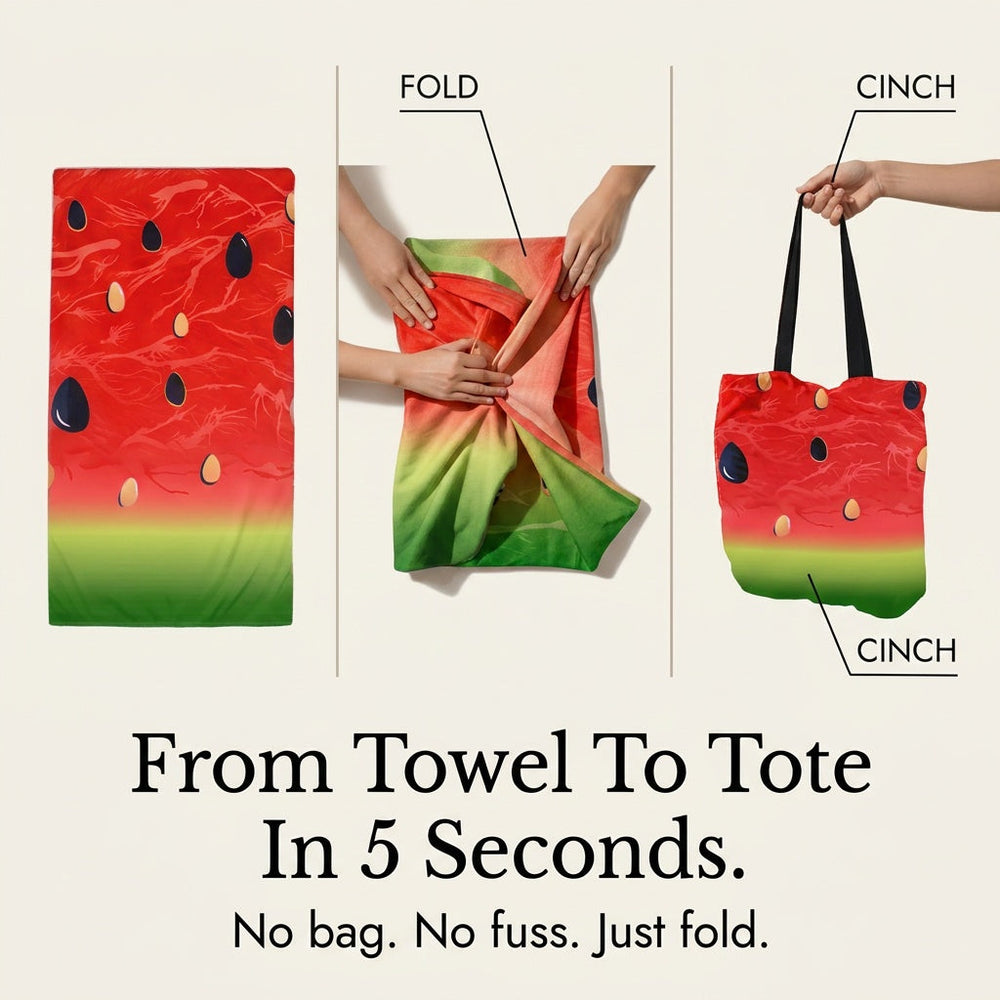 Sandela – 2-in-1 Beach Towel & Tote