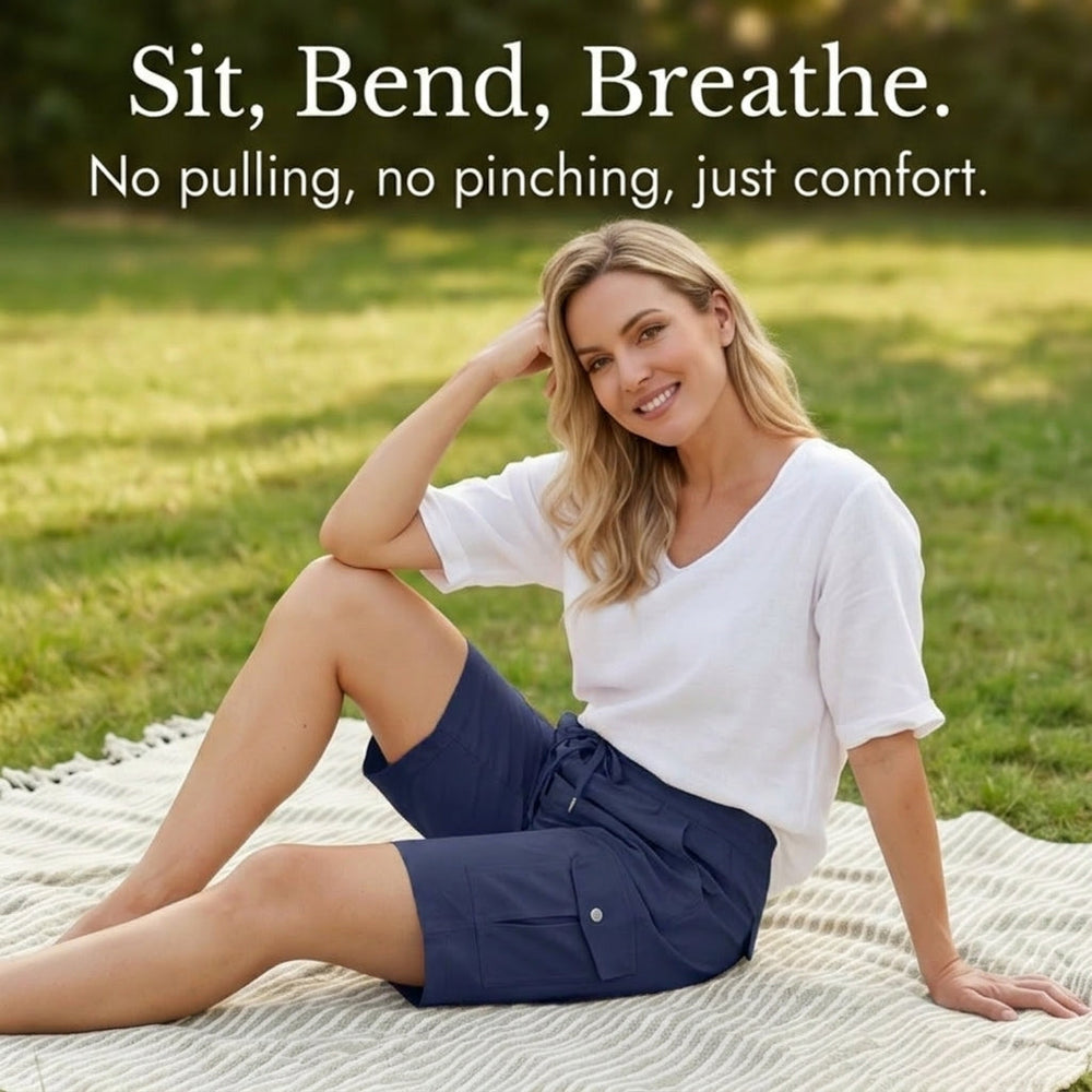 Bermuella – Women's Quick-Dry Cargo Shorts with 6 Pockets