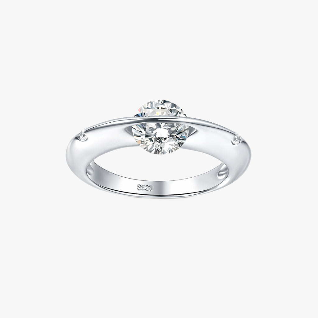 Starfable – S925 Sterling Silver Spinning Star Ring