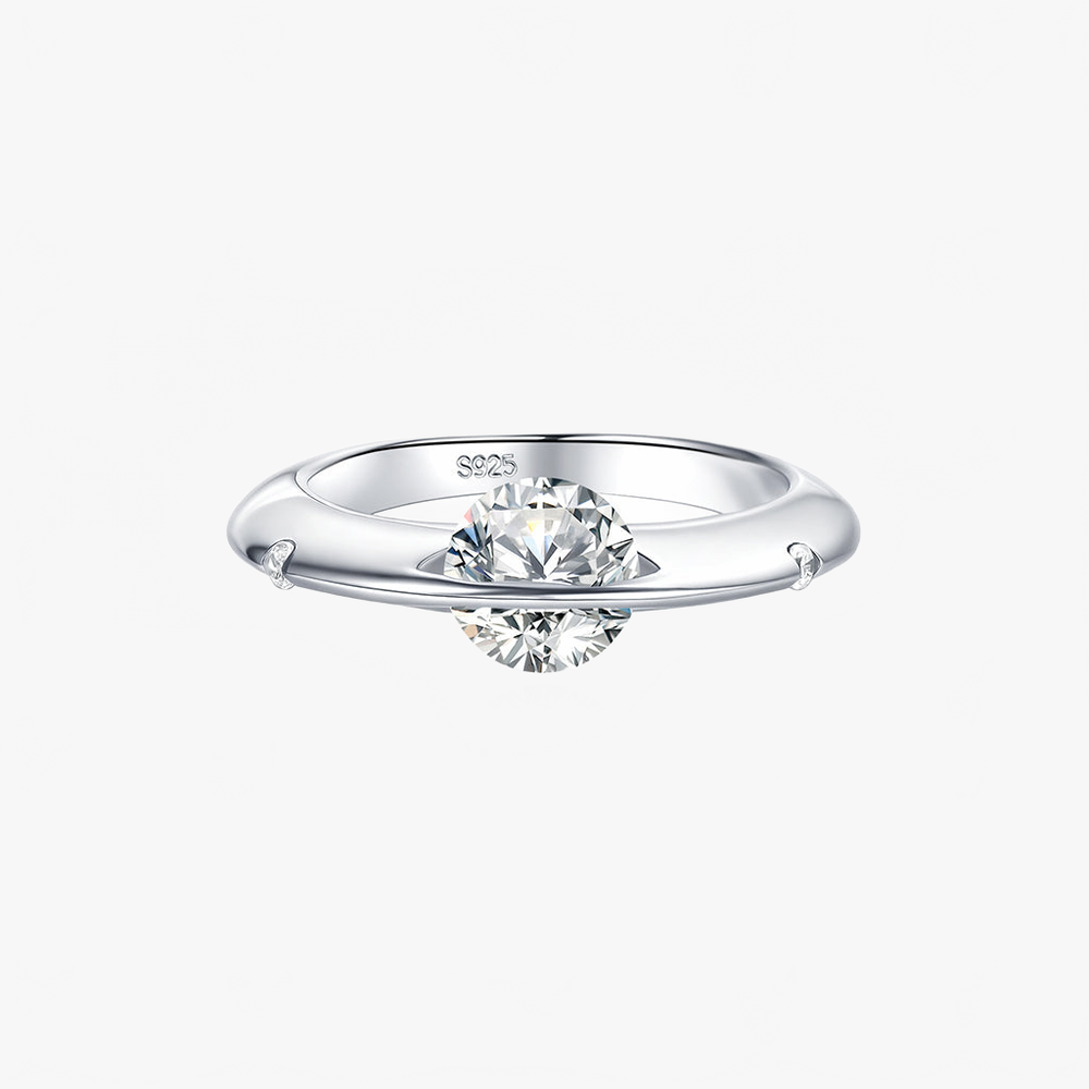 Starfable – S925 Sterling Silver Spinning Star Ring