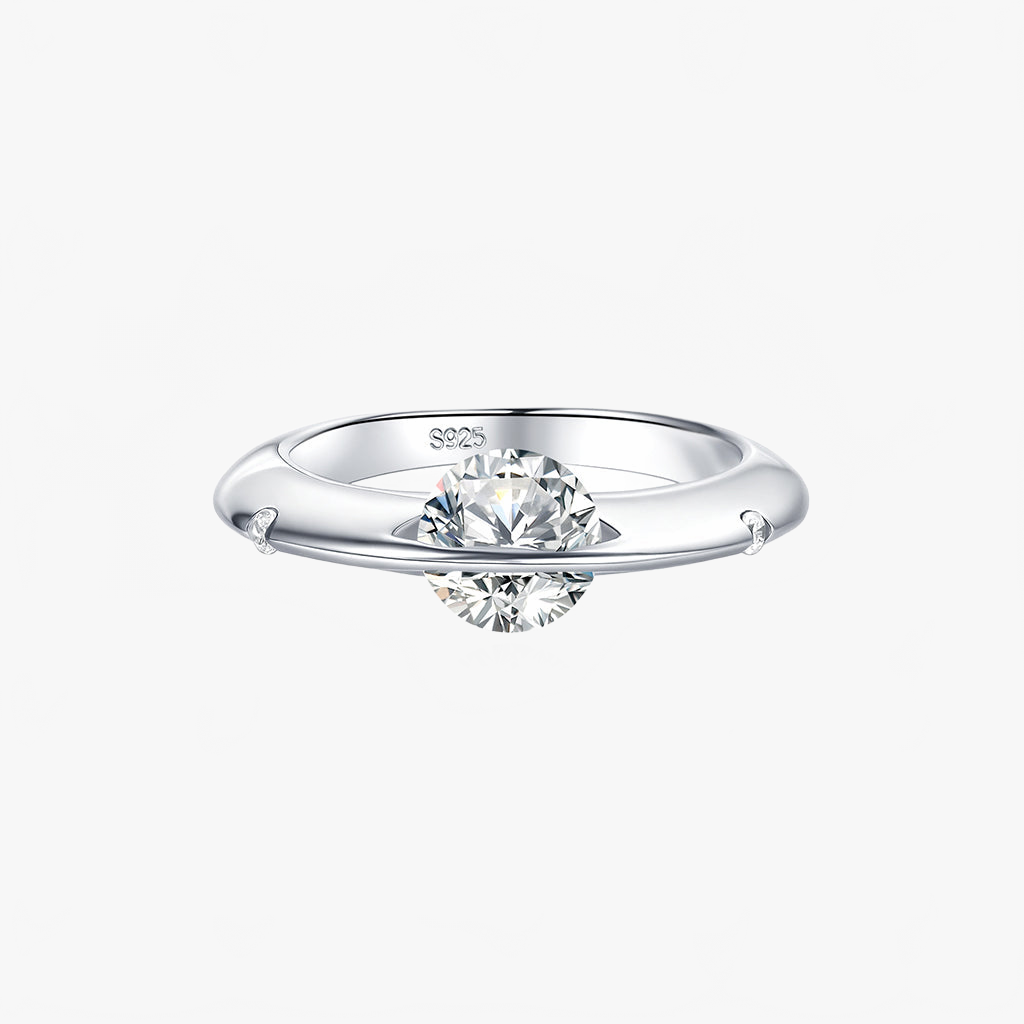 Starfable – S925 Sterling Silver Spinning Star Ring