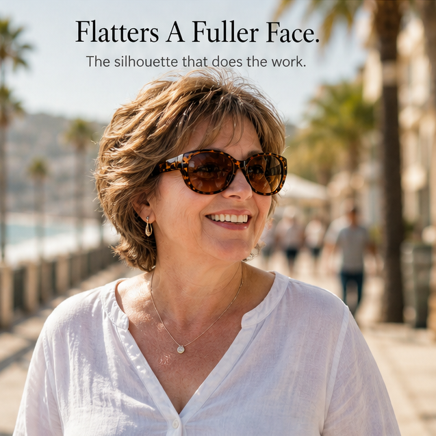 Soluna – Oversized Cat Eye Sunglasses for Wear Over Glasses
