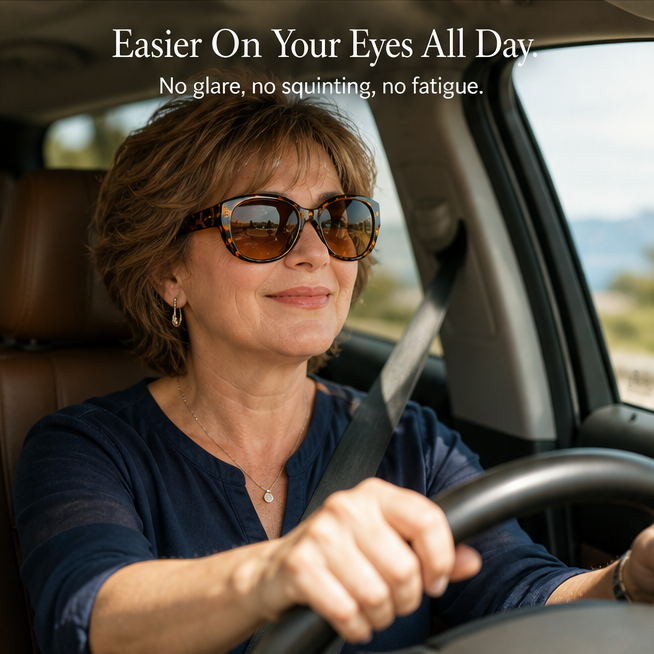 Soluna – Oversized Cat Eye Sunglasses for Wear Over Glasses