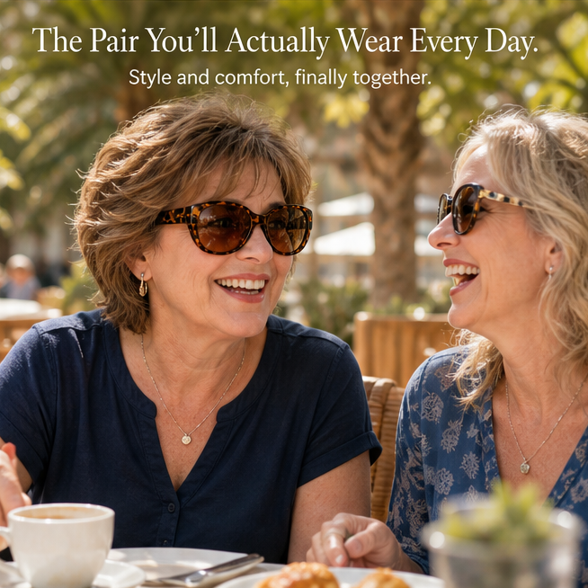 Soluna – Oversized Cat Eye Sunglasses for Wear Over Glasses
