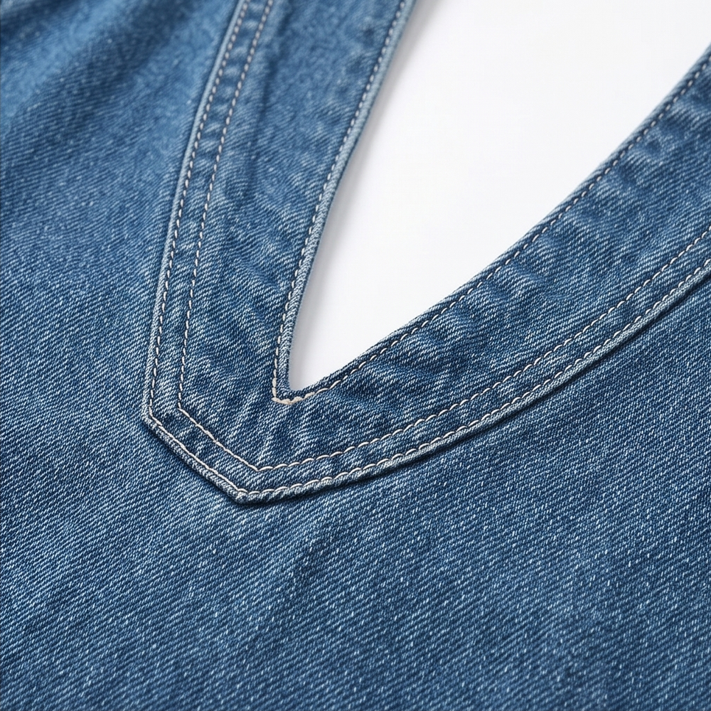 Rivella – Washed Denim Two Piece Summer Set
