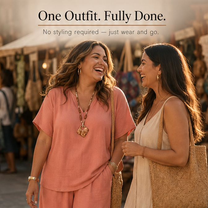 Rivelle – Women's Relaxed Plus-Size Two-Piece Set