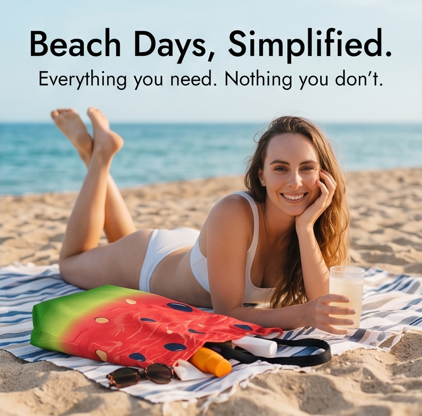 Sandela – 2-in-1 Beach Towel & Tote