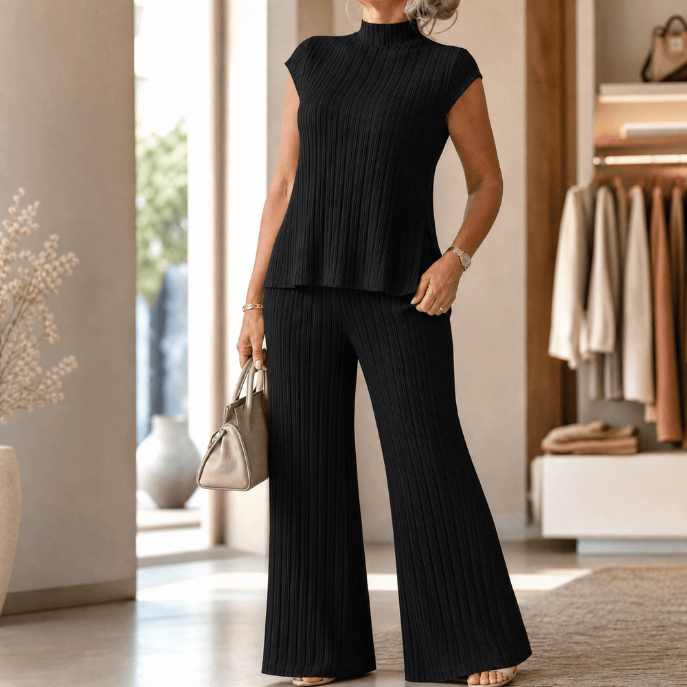 Selmira – Women's Ribbed Knit Two-Piece Set