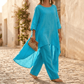 Vivara – Flowy High Low Tunic Set