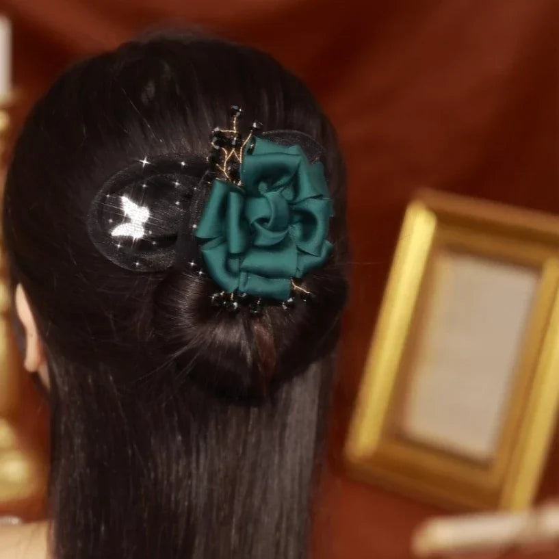 Florenza - Elegant Floral Hair Knots for Women
