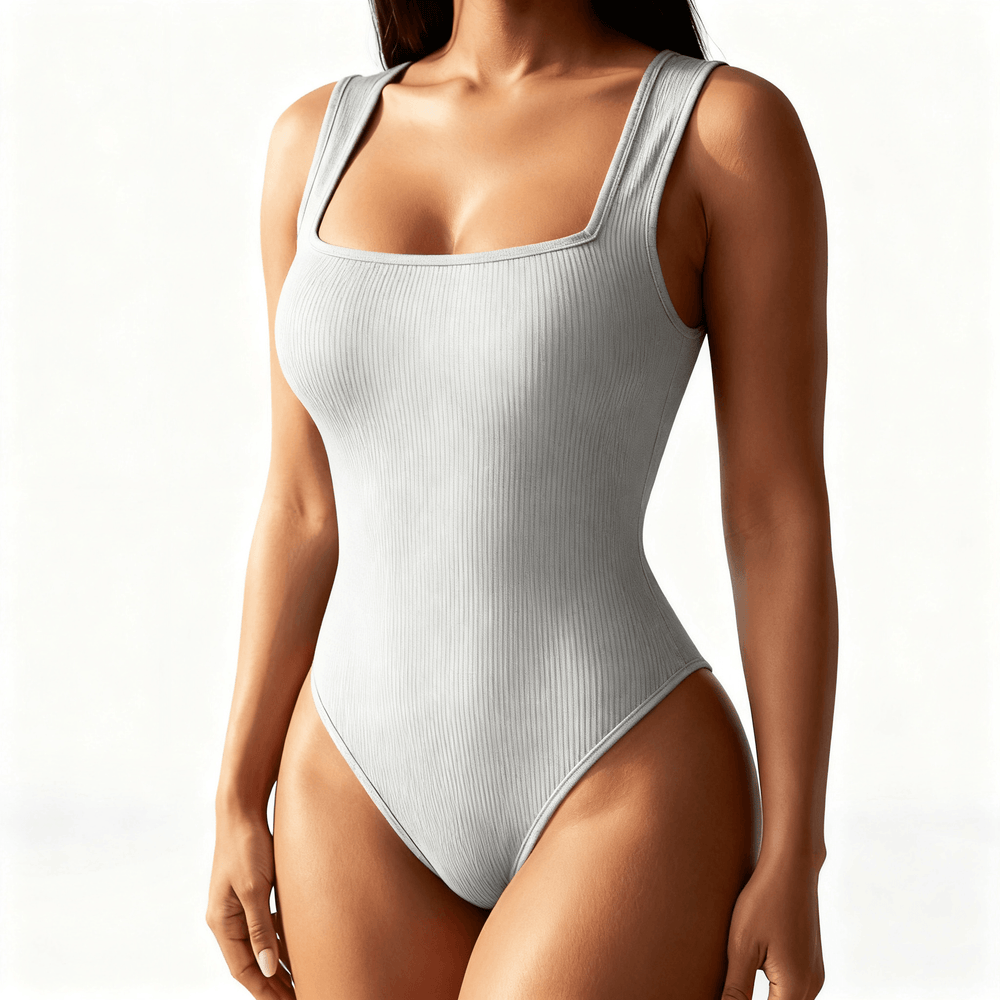 Snatella – Snatched Square Neck Bodysuit for Everyday Layering