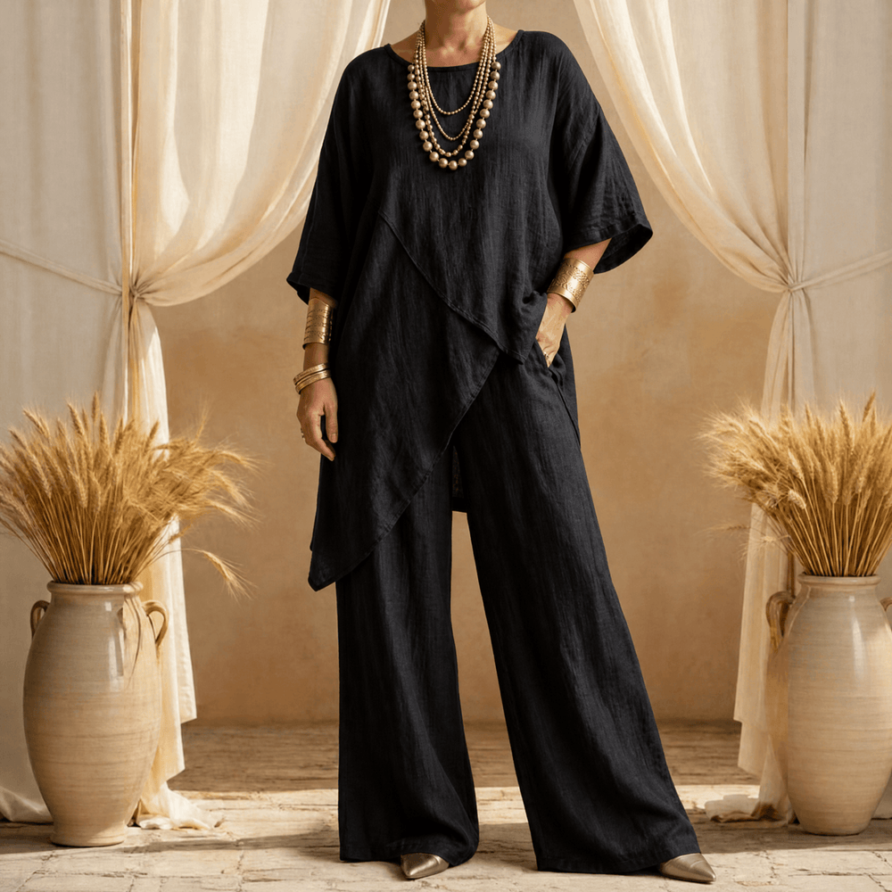 Sofienne – Asymmetrical Two Piece Set for Women