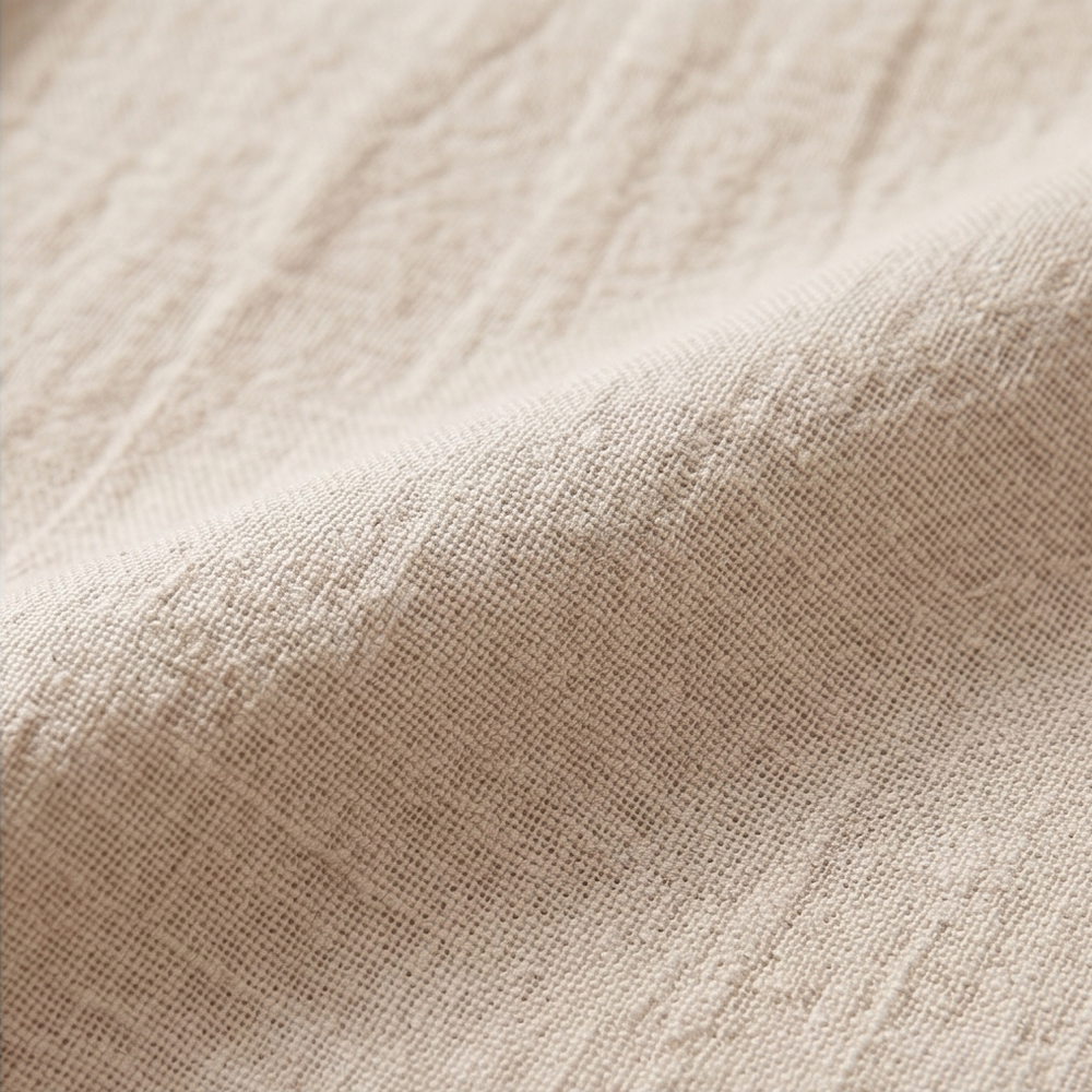 Soléma™ – Flowy V-Neck Midi Dress with Wooden Buttons