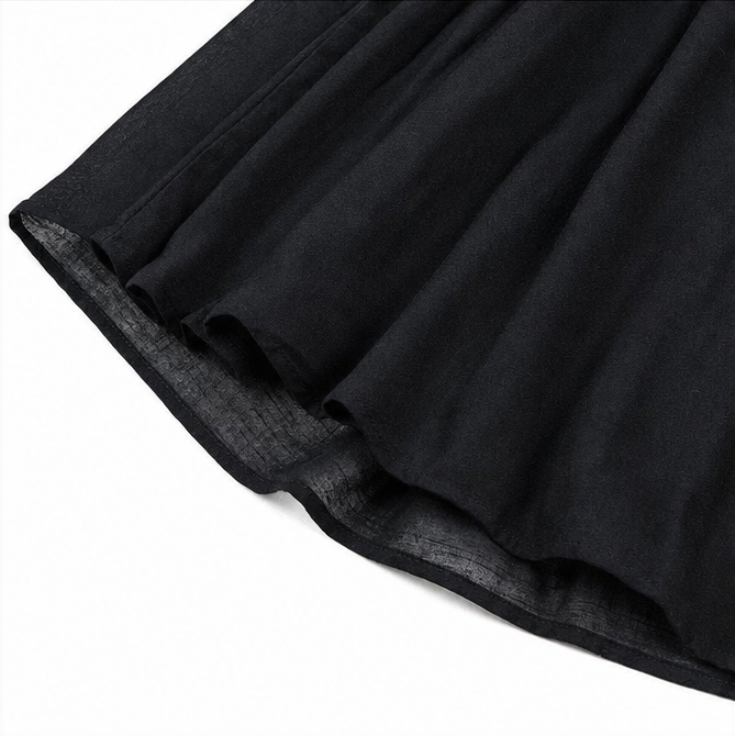 Soléra – High Waist A-Line Boho Maxi Skirt for Women