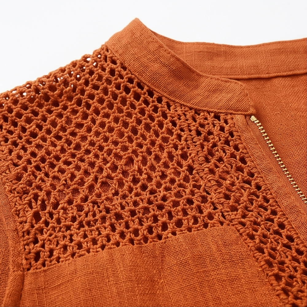 Soléva – Women's Crochet Linen Vacation Set