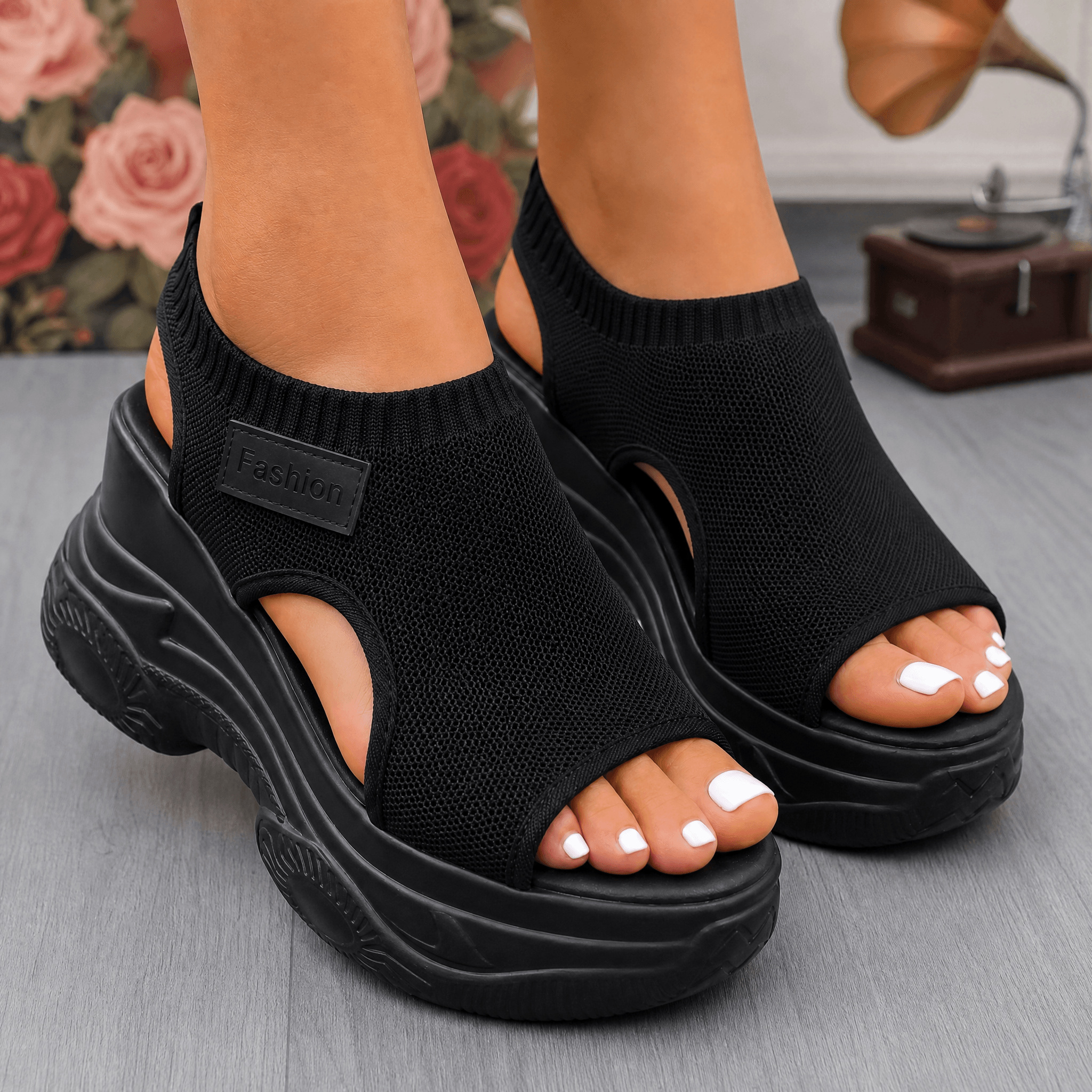 Solavia – Women's Lightweight Summer Wedge Sandals