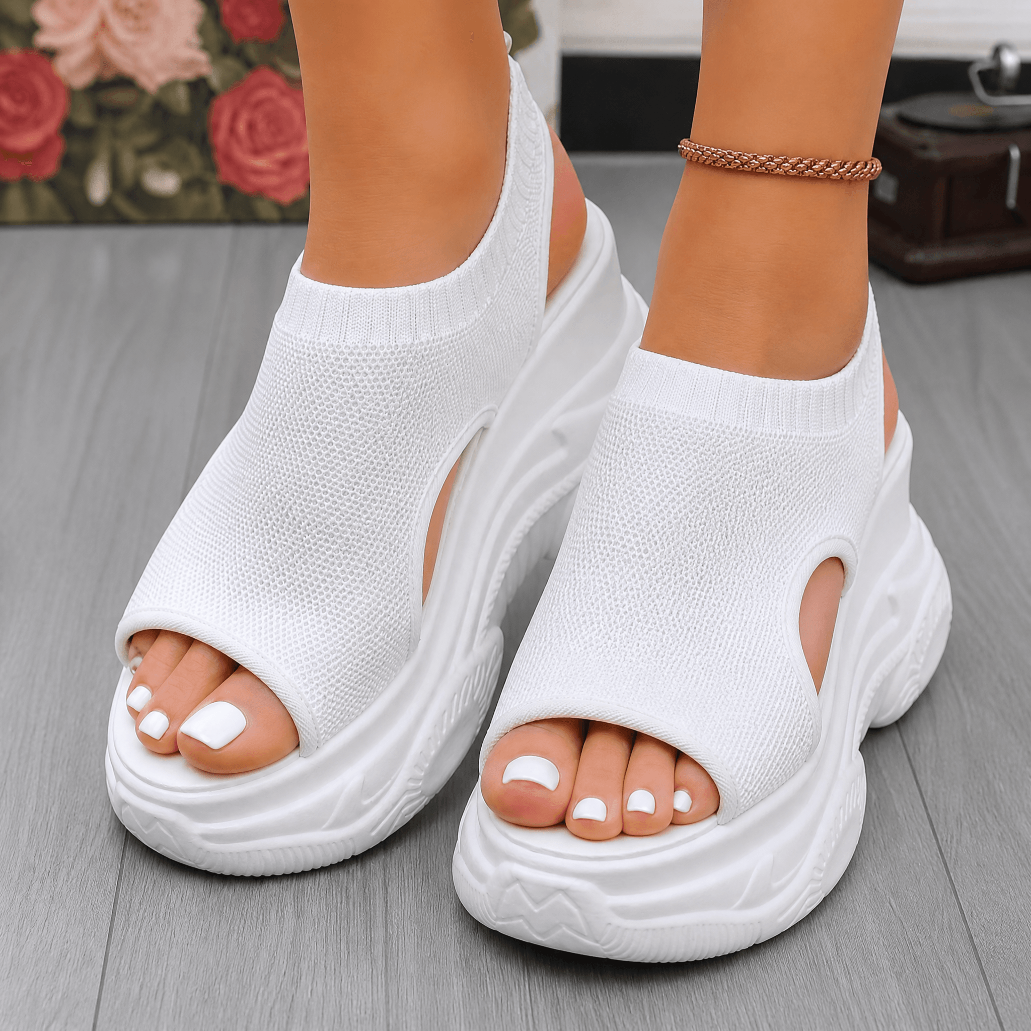 Solavia – Women's Lightweight Summer Wedge Sandals