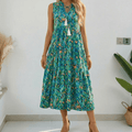 Soleia – Women's Tiered Boho Midi Dress