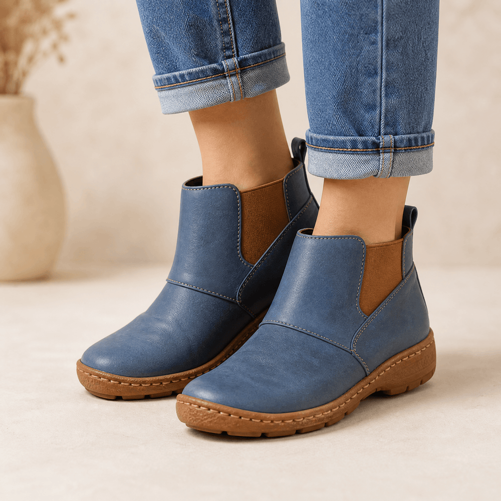 Solena - Women's adjustable ankle boots for sensitive feet