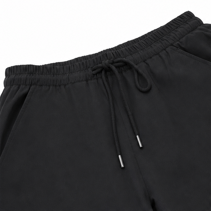Solene – Wide-Leg Drawstring Cargo Pants with Pockets