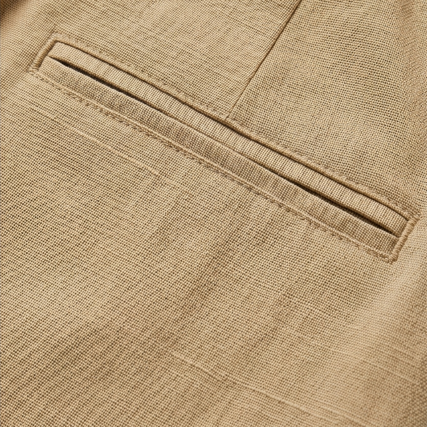 Solenna – Cotton-Linen Drawstring Capri
