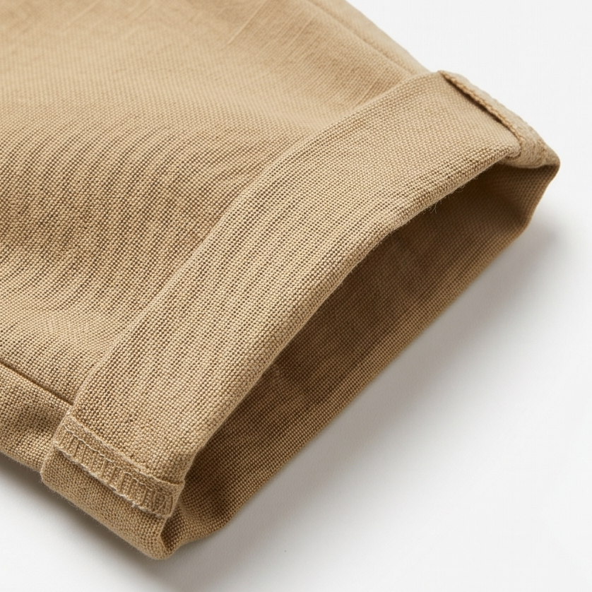 Solenna – Cotton-Linen Drawstring Capri