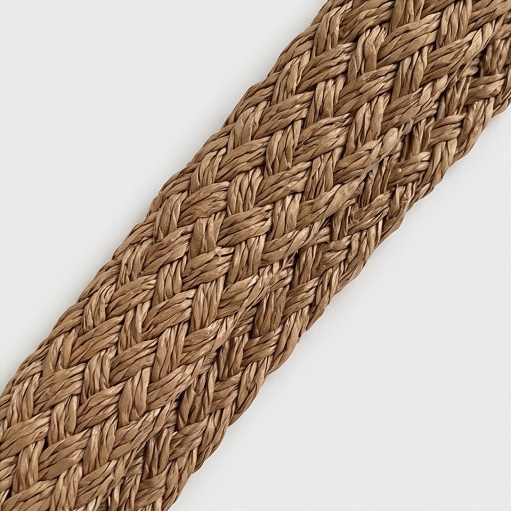 Solenne – Handwoven Straw Tote with Zip Lining