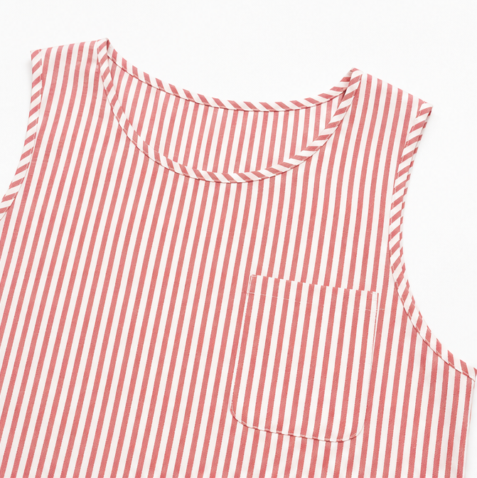 Solenne – Striped Wide Leg Two Piece Summer Set for Women