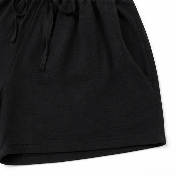 Solenya – Strapless Smocked Wide Leg Tube Romper