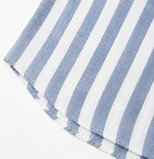 Solenya – Striped Linen-Look Shirt Dress for Summer