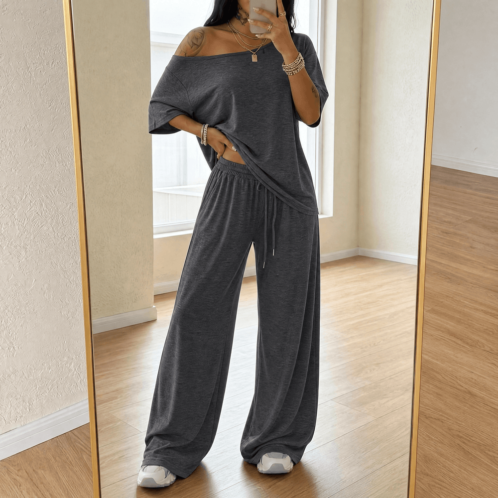 Solenya – Women's Off-Shoulder Two-Piece Set