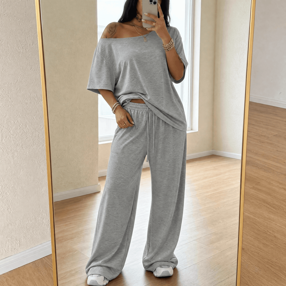 Solenya – Women's Off-Shoulder Two-Piece Set