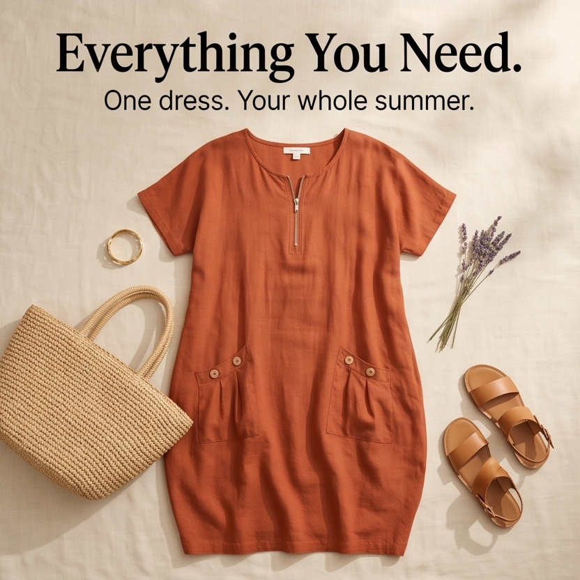 Solenza™ – Breezy Summer Dress with Pockets
